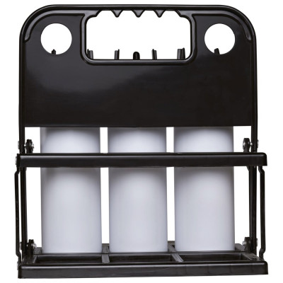 Foldable bottle carrier